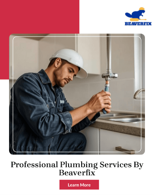 BeaverFix plumber fixing a kitchen tap